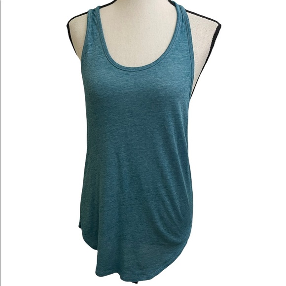 Pink Victoria Secret round collar racer back workout tank top size X-Small - Picture 1 of 10